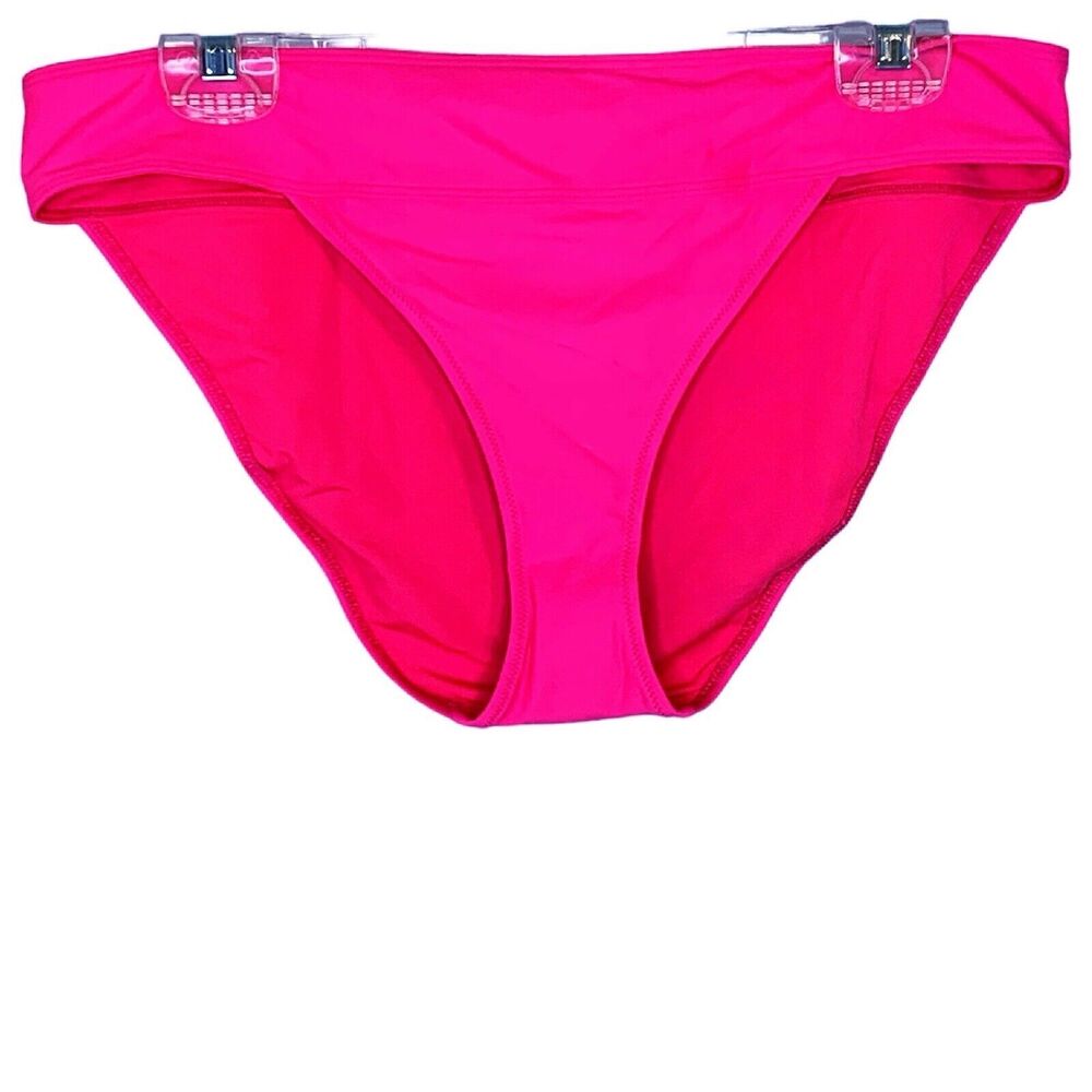 Aerie Banded Full Coverage Bikini Bottom Real Good UPF 50‎ Rose Pink Size XL NWT